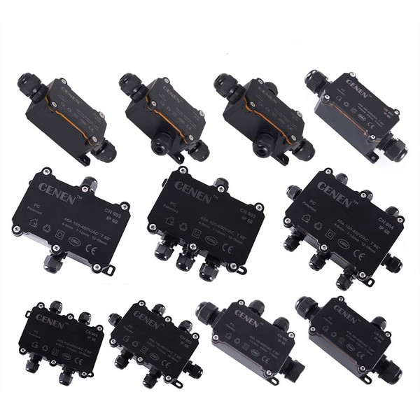 Vogueing Tool IP68 Electrical Cable Connector Waterproof Junction Box, Outdoor