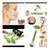 CB Rodillo De Jade Para Masaje Facial + Suero De