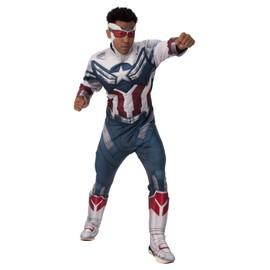 Ruby Slipper Company LLC Falcon and The Winter Soldier Deluxe Captain America Fancy Dress Costume, blue