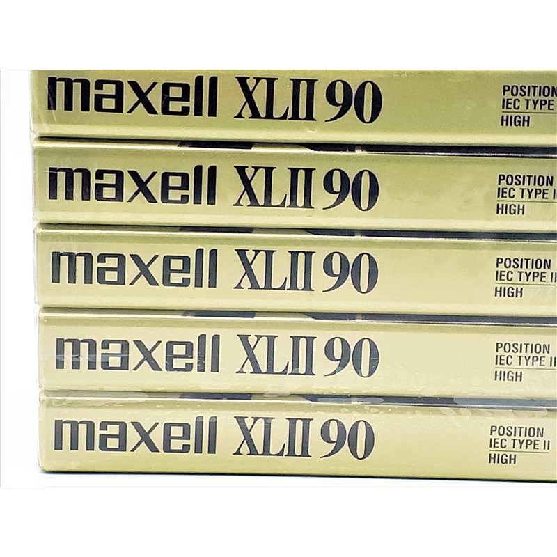 Xlii 90 High Bias Audio Cassette Tape -5-Pack