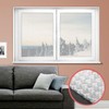 Thermal Window Insulation Bubble Wrap Film for Condensation Prevention Insulation Sheet 2M (2 Packs)