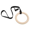 Gymnastics Ring, Wooden Olympics Ring Non-Slip Buckle Training Ring 330