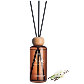 M&SENSE Reed Diffuser, Sandalwood Vanilla, 6.3 oz Natural Essential Oil
