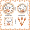 Tcoyodw Cutie Pie Baby Shower Tableware Set 96 Pcs Disposable