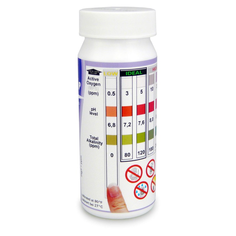 SMARDY 50 x 3-in-1 Water Test Strips for pH Alkalinity