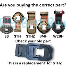 DIY Best Buy Replacement for Keter Store It Out PRO Lid Latch - Hinged Design, Durable PETG, Made in UK, 12-Month Warranty - Compatible for Keter Spare Part number STHZ