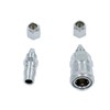 JomMart TL0452 Air Coupler Set of 5 for Urethane Hose