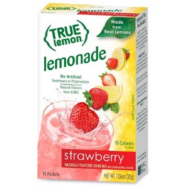 True Citrus Lemonade, Lemon Strawberry, 1.06 Ounce (Pack of 12)