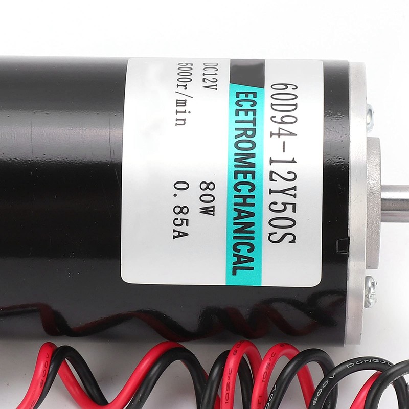 12 V 80 W DC Motor 4250 RPM High Speed