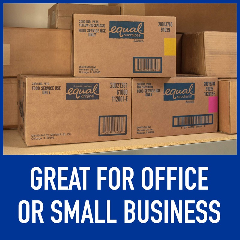 EQUAL 0 Calorie Sweetener, Aspartame and Acesulfame-K Sweetener Packets, Zero