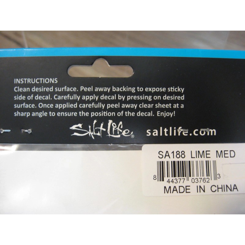 Salt Life Decal - 12" Medium Surface Mount Sticker -
