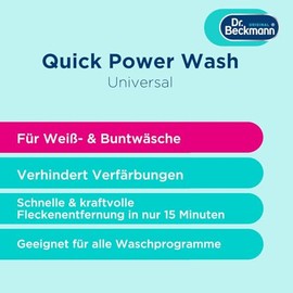 Dr. Beckmann Quick Power Wash Universal Anti-Grey Effect 800 ml