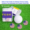 Pack of 12 Golf Ball Markers Value, Divot Tool Accessories