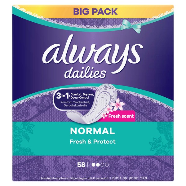 Dailies Fresh and Protect Normal Fresh Panty Liners