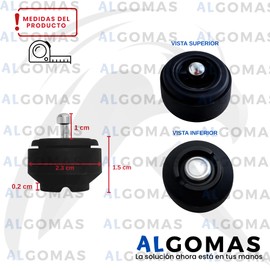 ALGOMAS® Pack of 2 Fissler Unimatik Pot Valves | Compatible with Vitaquick (Before 2002), Vitavit Royal (until 1998), Top Line, Magic Comfort Basic