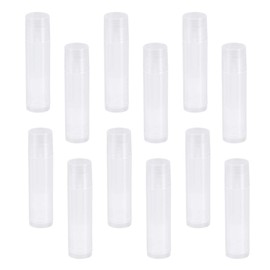Kichvoe 25pcs Lip Balm Tubes with Caps Refillable Lip Balm Containers for for Travel and Crafting Capacity