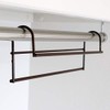 Hangers, Clothes Storage Up Hangers, Set of 2 (Brown)