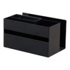 COLLEND Remote Control & Tablet Holder with Pocket, Black, 7.1