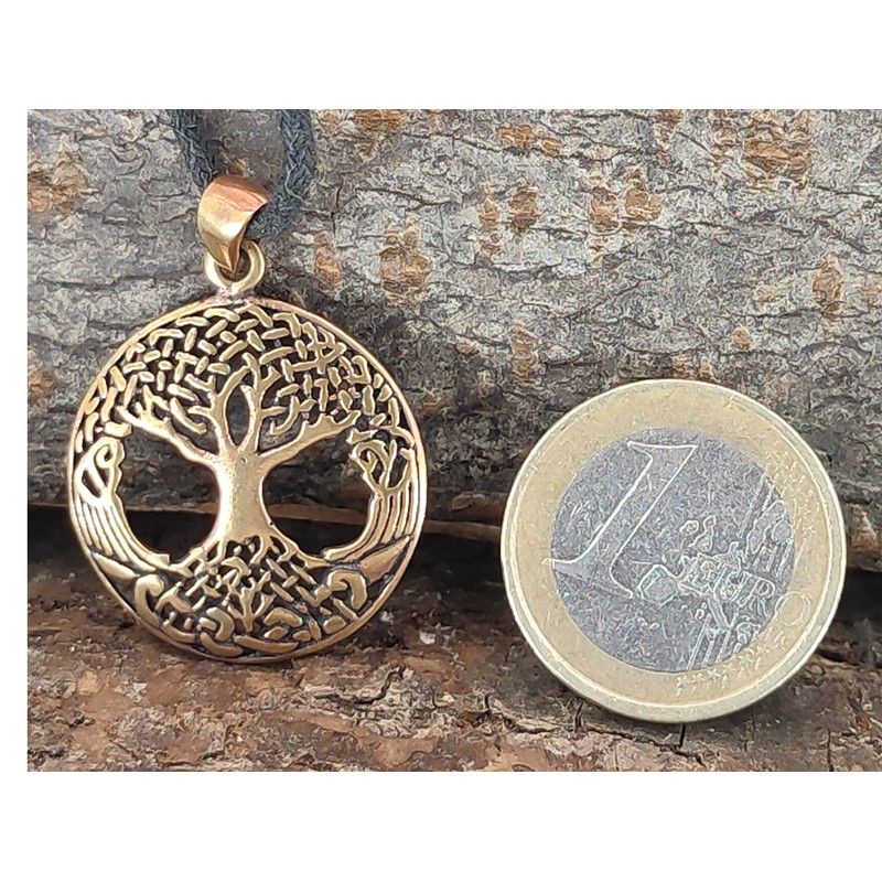Kiss of Leather Tree of Life Pendant Bronze No. 49,