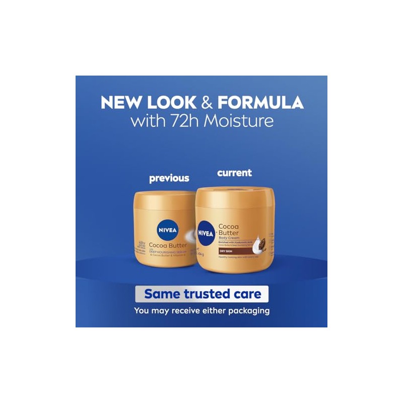 Nivea crema corporal de manteca de cacao, 15.5 onzas