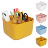 Minicoco Storage Box Multipurpose Table Organiser Cleaning Caddy with Handle