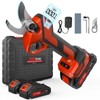 Upgraded Cordless Electric Pruning Shears with LCD Display, Battery Powered
