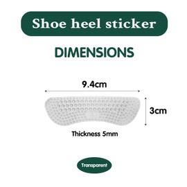 VZEUCTEHH 5 Pairs Heel Pads for Shoes That are Too Big,Heel Grips for Women Shoes,Shoe Grips Liner Cushions Inserts for Loose Shoes,Soft Heel Protectors to Prevent Heel Pain, Blisters and Slip