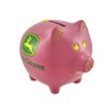 M. CORNELL IMPORTERS John Deere Pink Piggy Bank