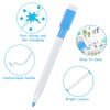 HRLORK 10pcs Mini Whiteboard Pens 9 Colours Magnetic Erasable Markers