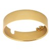 Leyton Lighting DLD-BBR-Ring Mainot Surface Mount Adapter, Brushed Brass