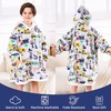 Viviland Wearable Hoodie Blanket Hoodie For Kids, Truck Pattern Cozy