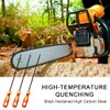 QEEROYO 3Pcs Chainsaw Chain Sharpening File, Professional Round Chainsaw Sharpener,
