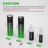 CWUU Flat Top 3.7V 18650 Rechargeable Battery 9900mAh High Capacity