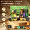 Essential Oils Roll On Set (Pack of 8) 8 Scent,