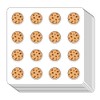 Chocolate Chip Cookie Planner Stickers, 0.5in Stickers for Scrapbooking Calendar