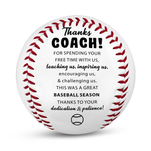 Thank You Coach Baseball Gift - End of Season Appreciation
