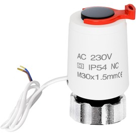 Actuator Underfloor Heating 230 V M30 x 1.5 NC (Closed Currently), VA80 Actuator for Underfloor Heating, Underfloor Heating Valve for Almost Any Heating Circuit Distributor (1)