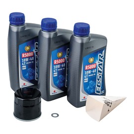 Tusk 4-Stroke Oil Change Kit Suzuki ECSTAR R5000 10W-40 For Suzuki King Quad 750AXi Power Steering SE Plus 2022