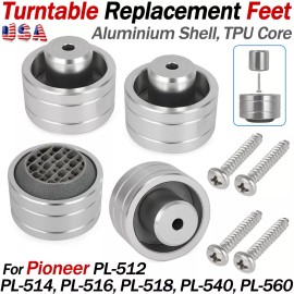 FOR PIONEER PL-512 PL-514 PL-516 PL-518 PL-540 PL-560 TURNTABLE REPLACEMENT FEET