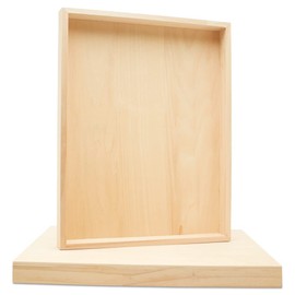 Large Birch Painting Panel 18 x 24 x 1-1/2-inch, Pack of 2 Wood Canvas Boards for Painting, Blank Signs for Crafts, by Woodpeckers