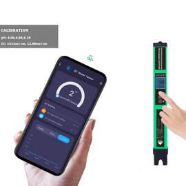 Namolit 5-in-1 Digital pH Meter Water Quality Tester Smart BT pH/EC/TDS/CF/Temp Tester for Drinking Water Hydroponics Aquarium