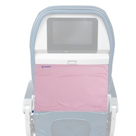 Airplane Tray Organizer/Tote with 4 Storage Pockets, Back Seat Airplane Tray Cover, Converts into a Drawstring Tote, Washable, Durable & Lightweight (2.8 oz) Airplane Travel Essentials