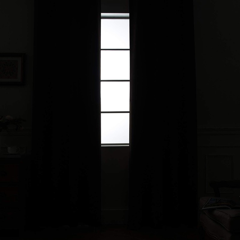 Yakamok - Cortinas opacas moradas para recámara, aislamiento térmico, con