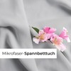 Fitted Sheet 180 x 200 cm, Light Grey, 40 cm