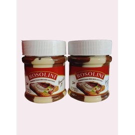 Rosolini Duo Hazelnut Cream with Milk and Cocoa Spread, 7 OZ (2 Pack)