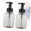WOONEKY 2pcs Pump Foaming Bottle Reusable Transparent Bubble Maker for