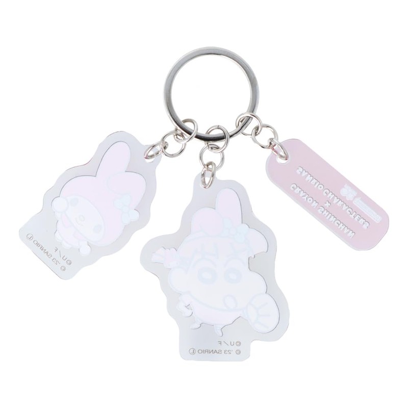 Sunstar Stationery S8346178 Keychain, 3 Row Acrylic Crayon Shin-chan x
