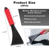 Gasedin 2 PCS Ice Scraper for Car Windshield, Scratch Free