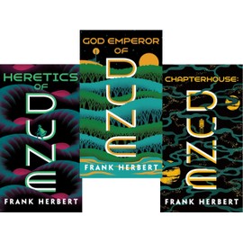 Dune Book Series Set II (3 Books): Book 4 of God Emperor of Dune; Book 5 of Heretics of Dune; Book 6 of Chapterhouse Dune
