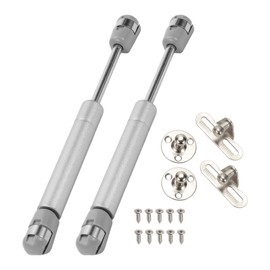 ARISELIFT 7.5 Inch 10Lbs/45N Gas Springs, 7.5" Gas Struts Hydraulic Lift Support for Cabinet Lid Toolbox Cover,2 Pcs, Silver Tone